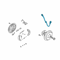 OEM 2006 Hyundai Elantra Hose-Brake Rear Diagram - 58737-2D000--DS