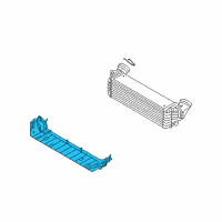 OEM 2010 BMW X5 Module Carrier, Bottom Diagram - 17-11-7-795-909