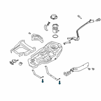 OEM Ford Police Interceptor Utility Filler Pipe Diagram - L1MZ-9034-W