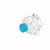 OEM Toyota Camry Pulley Diagram - 27415-0W121