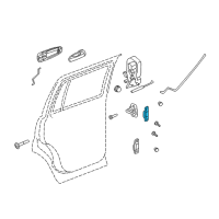 OEM Dodge Durango Body Door Hinge Diagram - 55364682AA