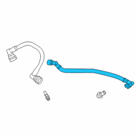 OEM Ford F-250 Super Duty Crankcase Tube Diagram - LC3Z-6758-A