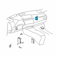 OEM 2021 Lexus UX250h Relay Assembly, WINDSHIE Diagram - 85940-76030