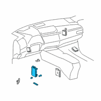 OEM Lexus UX200 Block Assembly, INSTRUME Diagram - 82730-76050