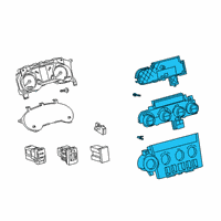 OEM 2019 Toyota Sequoia Dash Control Unit Diagram - 84010-0CD70