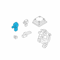 OEM Lincoln MKZ Side Sensor Diagram - H2GZ-14B345-A