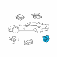 OEM 2009 Dodge Viper Air Bag Clock Spring Diagram - 4671789AE