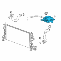 OEM 2017 Chevrolet Cruze Reservoir Diagram - 13459964