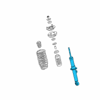 OEM 2009 Kia Sorento Shock Absorber Assembly Diagram - 546403E100