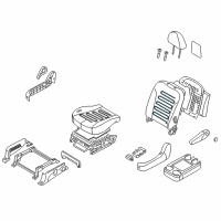 OEM 2008 Hyundai Entourage Warmer-Seat Back Diagram - 88499-4D010