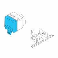 OEM 2004 Chevrolet Tracker Electronic Brake Control Module Diagram - 91175540
