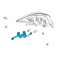 OEM Nissan Harness-Sub, Rear Combination Lamp Diagram - 26551-3YU0A
