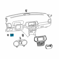 OEM 2014 Jeep Grand Cherokee Switch-HEADLAMP Diagram - 68258718AB