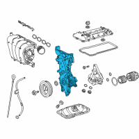 OEM 2019 Toyota C-HR Front Cover Diagram - 11310-37070