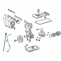 OEM 2019 Toyota C-HR Dipstick Diagram - 15301-37020