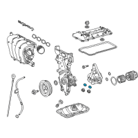 OEM 2018 Toyota C-HR Filter Housing Gasket Diagram - 90430-20018