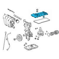 OEM 2016 Scion iM Valve Cover Diagram - 11201-0T060