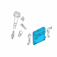 OEM 2021 Toyota Corolla ECM Diagram - 89661-1AD20