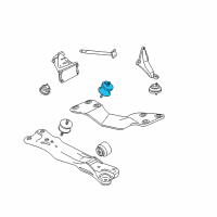 OEM 1988 BMW 528e Transmission Mount Set Diagram - 22-31-6-771-221