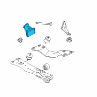 OEM 2003 BMW 530i Engine Mount Right Diagram - 22-11-6-752-648