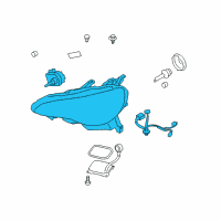 OEM 2015 Scion FR-S Lens & Housing Diagram - SU003-05159