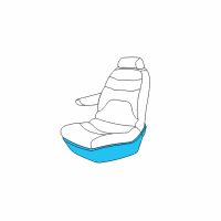 OEM 2001 Dodge Caravan Front Seat Cushion Diagram - UE621L5AA