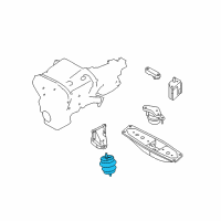 OEM Infiniti G37 INSULATOR - Engine Mounting, Front Diagram - 11220-JK30A