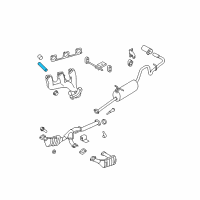 OEM Ford Manifold Stud Diagram - -W705495-S900