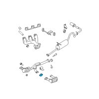 OEM Ford Ranger Converter Gasket Diagram - 7L5Z-5B266-A