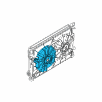 OEM Chrysler SHROUDPKG-Fan Diagram - 5102442AA