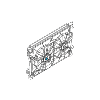 OEM 2005 Chrysler Pacifica Motor-Radiator Fan Diagram - 5102431AA