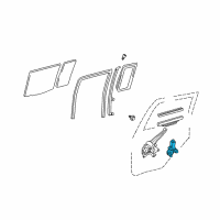 OEM 2004 Scion xB Window Motor Diagram - 85710-52090