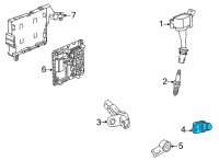 OEM 2022 Chevrolet Trailblazer Camshaft Sensor Diagram - 55512090