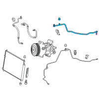 OEM Toyota Corolla iM Suction Pipe Diagram - 88707-12390