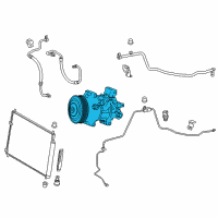 OEM 2016 Scion iM Compressor Assembly Diagram - 88310-42511