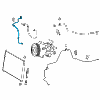 OEM Scion Suction Hose Diagram - 88704-12A50