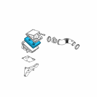 OEM 2001 Chevrolet Silverado 3500 Element Diagram - 19166111