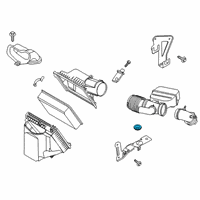 OEM Ford F-250 Super Duty Air Cleaner Assembly Lower Insulator Diagram - LC3Z-9P686-A