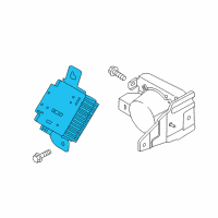 OEM Kia Soul EV Control Unit Assembly-V Diagram - 96390E4200