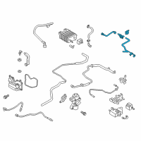 OEM 2013 Lincoln MKZ PCV Valve Hose Diagram - DG9Z9D333D