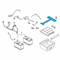 OEM 2015 Ford Transit-150 Hold Down Diagram - CK4Z-10753-A