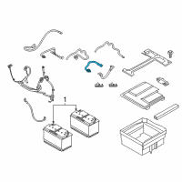 OEM 2019 Ford Transit-350 HD Positive Cable Diagram - CK4Z-14300-F