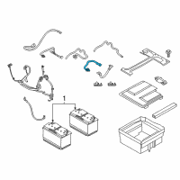OEM 2017 Ford Transit-150 Positive Cable Diagram - CK4Z-14300-F