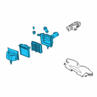 OEM Infiniti M35 Air Cleaner Diagram - 16500-EJ70A