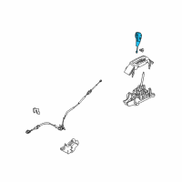 OEM Ford Shift Knob Diagram - 8G1Z-7213-A