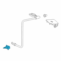 OEM Chrysler Crossfire Tray-Battery Tray Diagram - 5098538AA