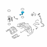 OEM 2008 Infiniti EX35 Fuel Gauge Sending Unit Diagram - 25060-1BA0C