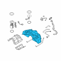 OEM Infiniti QX50 Tank Assy-Fuel Diagram - 17202-1BA0D