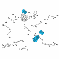 OEM Ford F-150 Turbocharger Diagram - JL3Z-6K682-C