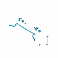 OEM 2006 Kia Rio Bar Assembly-Fr STABILIZ Diagram - 548011G200SJ